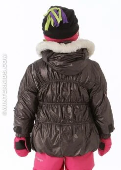 Obermeyer 'Girls Sheer Bliss Jacket (Slate) -Winter Kids Clothing Store 1213obermeyergirlssheerblissjacketslatebackview