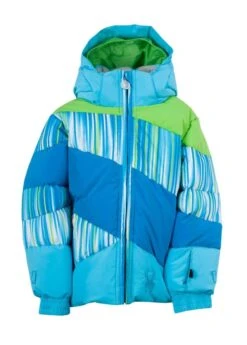 Spyder 'Bitsy Lola Jacket (Coast Speedlines) -Winter Kids Clothing Store 1213spydergirlsbitsyduffypuffcoastspeedlinesgreenflashs1