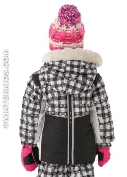 Obermeyer Sunrise Jacket (Black) -Winter Kids Clothing Store 1314obermeyergirlssunrisejacketblackback 1