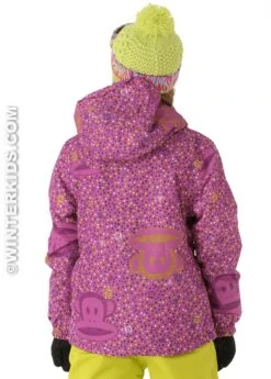 Paul Frank PF JULIUS PFUNFETTI JKT (LT ORCHID) -Winter Kids Clothing Store 1314paulfrankgirlsjuliuspfunfettiinsulatedjacketltorchidback