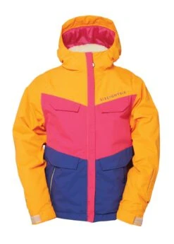 686 Girls Authentic Annex Jacket (Raspberry Colorblock) -Winter Kids Clothing Store 1415686youth girls annex jacket rasp cb copy