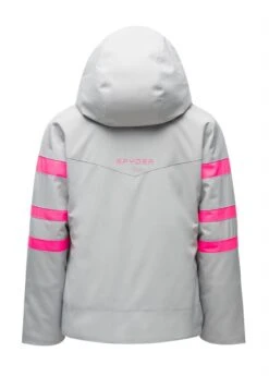 Spyder Girls Podium Jacket 7 Spyder Girls Podium Jacket -Winter Kids Clothing Store 195046 silver 2