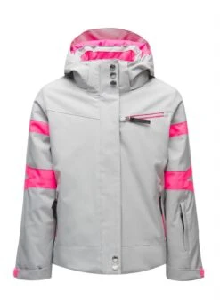 Spyder Girls Podium Jacket 6 Spyder Girls Podium Jacket -Winter Kids Clothing Store 195046 silver l