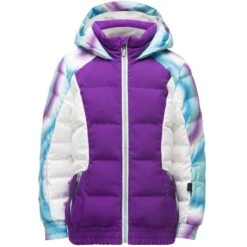 Spyder Toddler Girls Zadie Synthetic Down Jacket -Winter Kids Clothing Store 195102 spyn atlas syn down majesty l