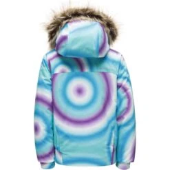 Spyder Bitsy Lola Jacket - Girl's -Winter Kids Clothing Store 195104 spyn bitsy lola magic eyes print v 2