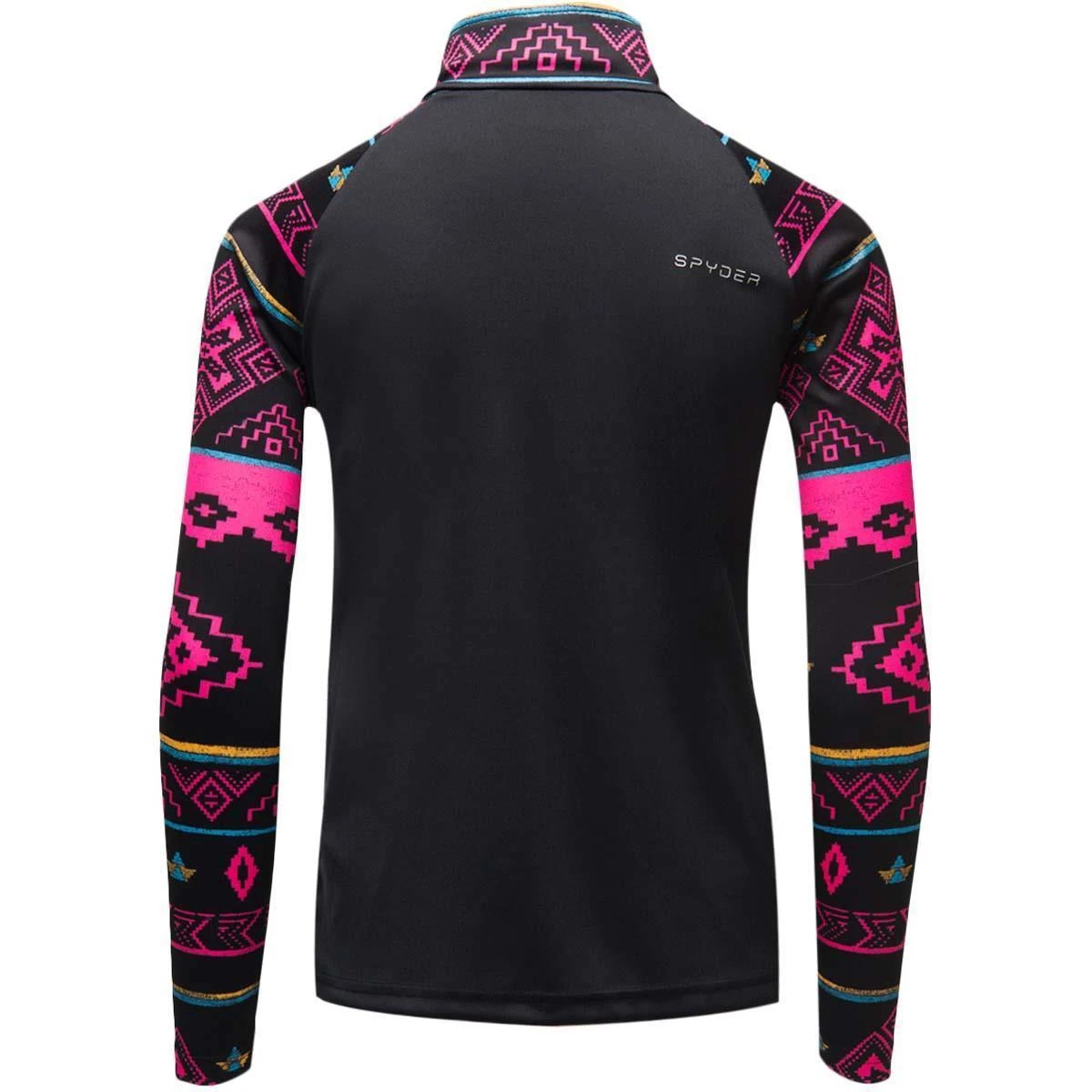 Girls Surface Zip T-Neck Spyder Girls Surface Zip T-Neck -Winter Kids Clothing Store 196052 spyn surface zt sweater weather print 2