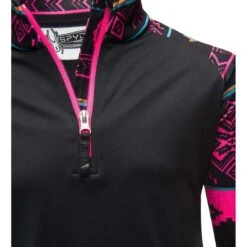 Spyder Girls Surface Zip T-Neck 9 Spyder Girls Surface Zip T-Neck -Winter Kids Clothing Store 196052 spyn surface zt sweater weather print 3