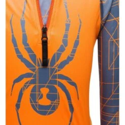 Spyder Maze Zip T-Neck - Youth Boy's -Winter Kids Clothing Store 196079 spyn maze zt bryte orange 3