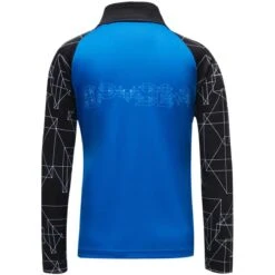 Spyder Maze Zip T-Neck - Youth Boy's -Winter Kids Clothing Store 196079 spyn maze zt old glory 2