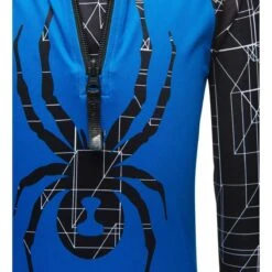 Spyder Maze Zip T-Neck - Youth Boy's -Winter Kids Clothing Store 196079 spyn maze zt old glory 3