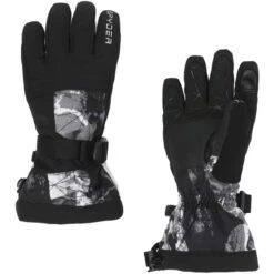 Spyder Boys Overweb Ski Glove 2 Spyder Boys Overweb Ski Glove -Winter Kids Clothing Store 197046 spyn overweb glv frozen in time pri l