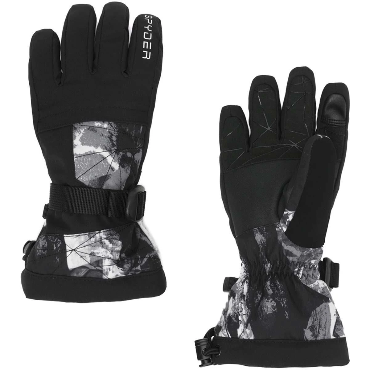 Boys Overweb Ski Glove Spyder Boys Overweb Ski Glove -Winter Kids Clothing Store 197046 spyn overweb glv frozen in time pri l