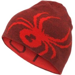 Spyder Toddler Boys Reversible Bug Hat -Winter Kids Clothing Store 197178 spyn mini reves bug hat volcano l