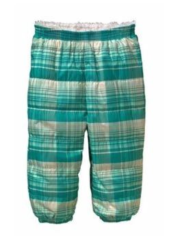 Patagonia Baby Reversible Tribbles Pants (Headlands Plaid: Turquoise)