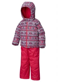 Columbia Youth Frosty Slope Set -Winter Kids Clothing Store 20120182019columbiatoddlerfrostyslopesetrosewaterzigzag
