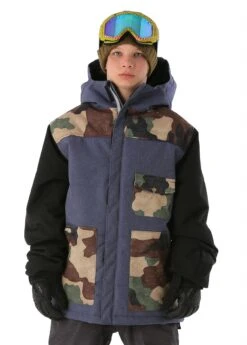 686 Boys Authentic Revert Jacket (Indigo Twill Denim)