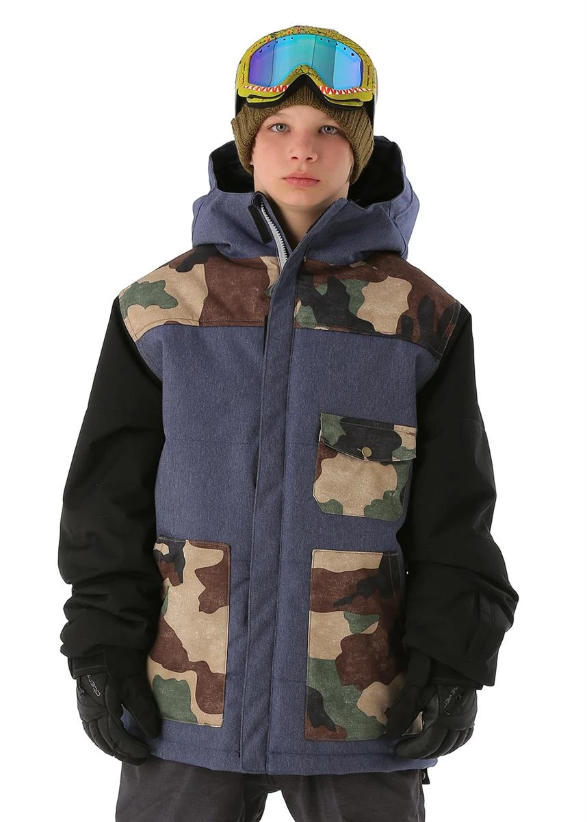 Boys Authentic Revert Jacket (Indigo Twill Denim) 686 Boys Authentic Revert Jacket (Indigo Twill Denim) -Winter Kids Clothing Store 20142015686boysauthenticrevertinsjacketindigotwilldenim