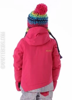 Spyder Bitsy Mynx Jacket (Girlfriend/White Prism Print/Sharp Lime) 2 Spyder Bitsy Mynx Jacket (Girlfriend/White Prism Print/Sharp Lime) -Winter Kids Clothing Store 20142015spyderbitsymynxjacketgirlfriendwhiteprintsharplimeback