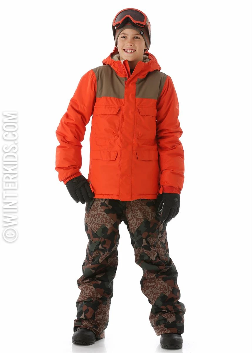 F15 Boys Approach Insulated Jacket 686 F15 Boys Approach Insulated Jacket -Winter Kids Clothing Store 20152016686boysapproachinsulatedjacketburntorangef