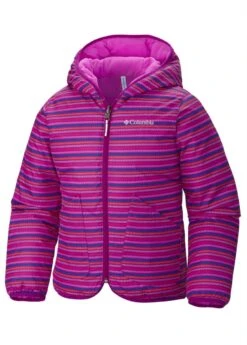 Columbia F15 Girls Dual Front Jacket -Winter Kids Clothing Store 20152016columbiagirlsdualfrontjacketbrightplumstripestudio