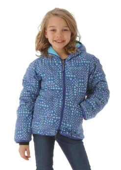 Columbia F15 Girls Dual Front Jacket -Winter Kids Clothing Store 20152016columbiagirlsdualfrontjacketlightgrapepatchworkprintatoll