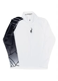 Spyder F15 Boys Linear Web Dry WEB T-Neck -Winter Kids Clothing Store 20152016spyderboyslinearwebdrywebtneckwhiteblack