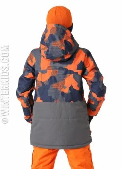 686 Boys Onyx Insulated Jacket -Winter Kids Clothing Store 20162017686boysonyxinsulatedjacketorangegeocamob