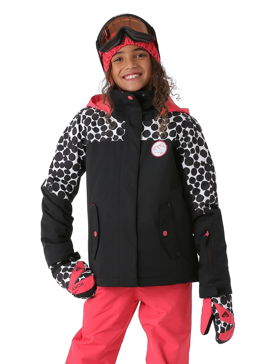 Roxy Girls Jetty Colorblock Jacket Roxy Girls Jetty Colorblock Jacket -Winter Kids Clothing Store