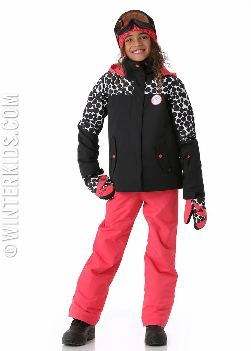 Roxy Girls Jetty Colorblock Jacket Roxy Girls Jetty Colorblock Jacket -Winter Kids Clothing Store