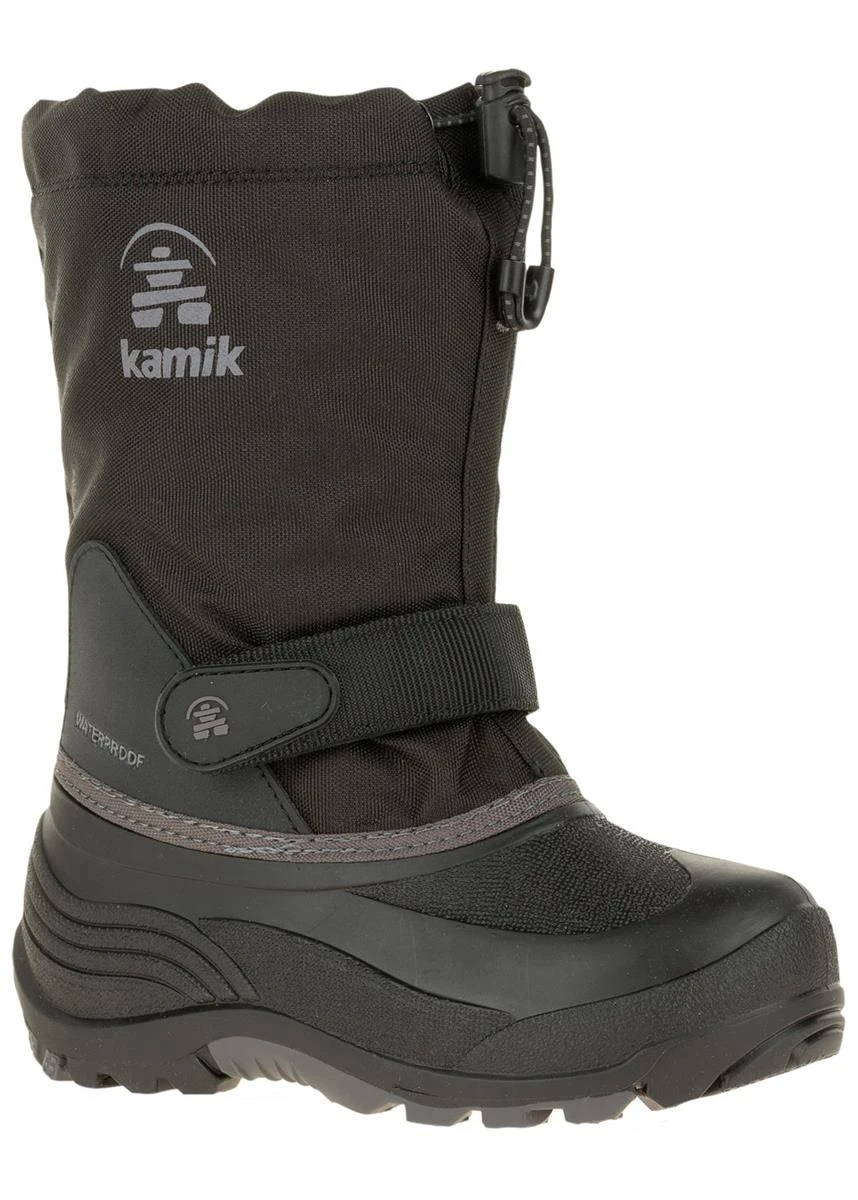 Kamik Waterbug5 Boot - Youth Kamik Waterbug5 Boot - Youth -Winter Kids Clothing Store 20172018kamikyouthwaterbug5blackcharcoal
