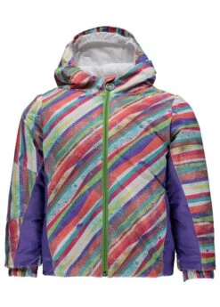 Spyder Bitsy Charm Jacket 5 Spyder Bitsy Charm Jacket -Winter Kids Clothing Store 20172018spyderbitsycharmjacketmultisplatterprintiris