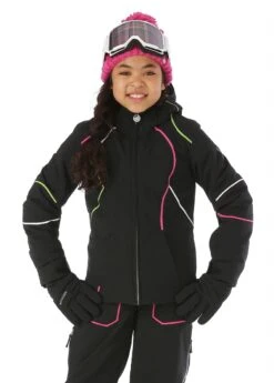 Spyder Girls Tresh Jacket 2 Spyder Girls Tresh Jacket -Winter Kids Clothing Store 20172018spydergirlstreshjacketblack