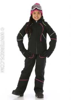 Spyder Girls Tresh Jacket 3 Spyder Girls Tresh Jacket -Winter Kids Clothing Store 20172018spydergirlstreshjacketblackf