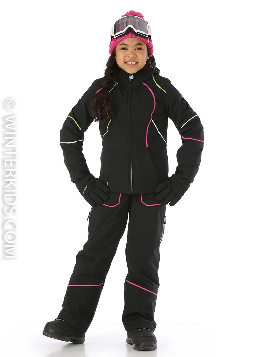 Girls Tresh Jacket Spyder Girls Tresh Jacket -Winter Kids Clothing Store 20172018spydergirlstreshjacketblackf