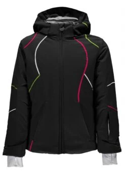 Spyder Girls Tresh Jacket 5 Spyder Girls Tresh Jacket -Winter Kids Clothing Store 20172018spydergirlstreshjacketblackwhitefresh
