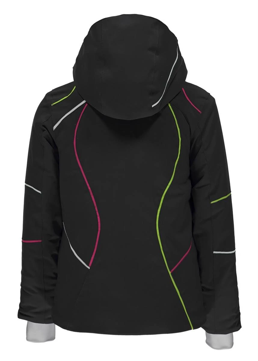 Girls Tresh Jacket Spyder Girls Tresh Jacket -Winter Kids Clothing Store 20172018spydergirlstreshjacketblackwhitefreshb