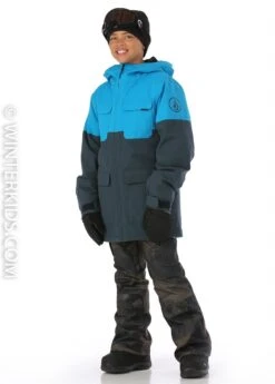 Volcom Boy's Blocked Insulated Jack -Winter Kids Clothing Store 20172018volcomboysblockedinsulatedjacketsnowvintagenavyf