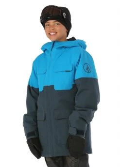 Volcom Boy's Blocked Insulated Jack -Winter Kids Clothing Store 20172018volcomboysblockedinsulatedjacketsnowvintagenavym