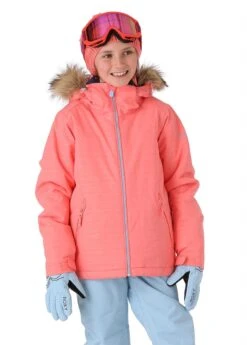 Roxy Girls American Pie Girl Embossed Jacket