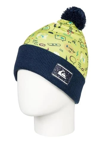 Toddler Boys Moam Tatt Beanie Quiksilver Toddler Boys Moam Tatt Beanie -Winter Kids Clothing Store 20182019quiksilvertoddlerboysmoamtattbeanielimegreen
