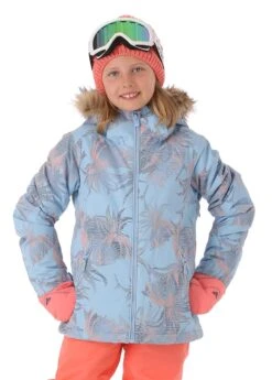 Roxy Girls American Pie Girl Jacket -Winter Kids Clothing Store 20182019roxygirlsamericanpiejacketpowderbluem