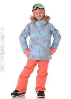 Roxy Girls American Pie Girl Jacket -Winter Kids Clothing Store 20182019roxygirlsamericanpiejacketpowderbluem2