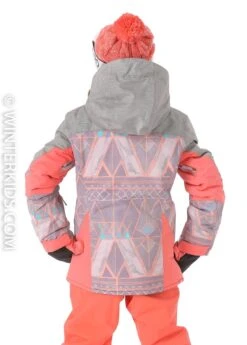 Roxy Girls Sassy Girl Jacket -Winter Kids Clothing Store 20182019roxygirlssassyjacketminimalgreym5