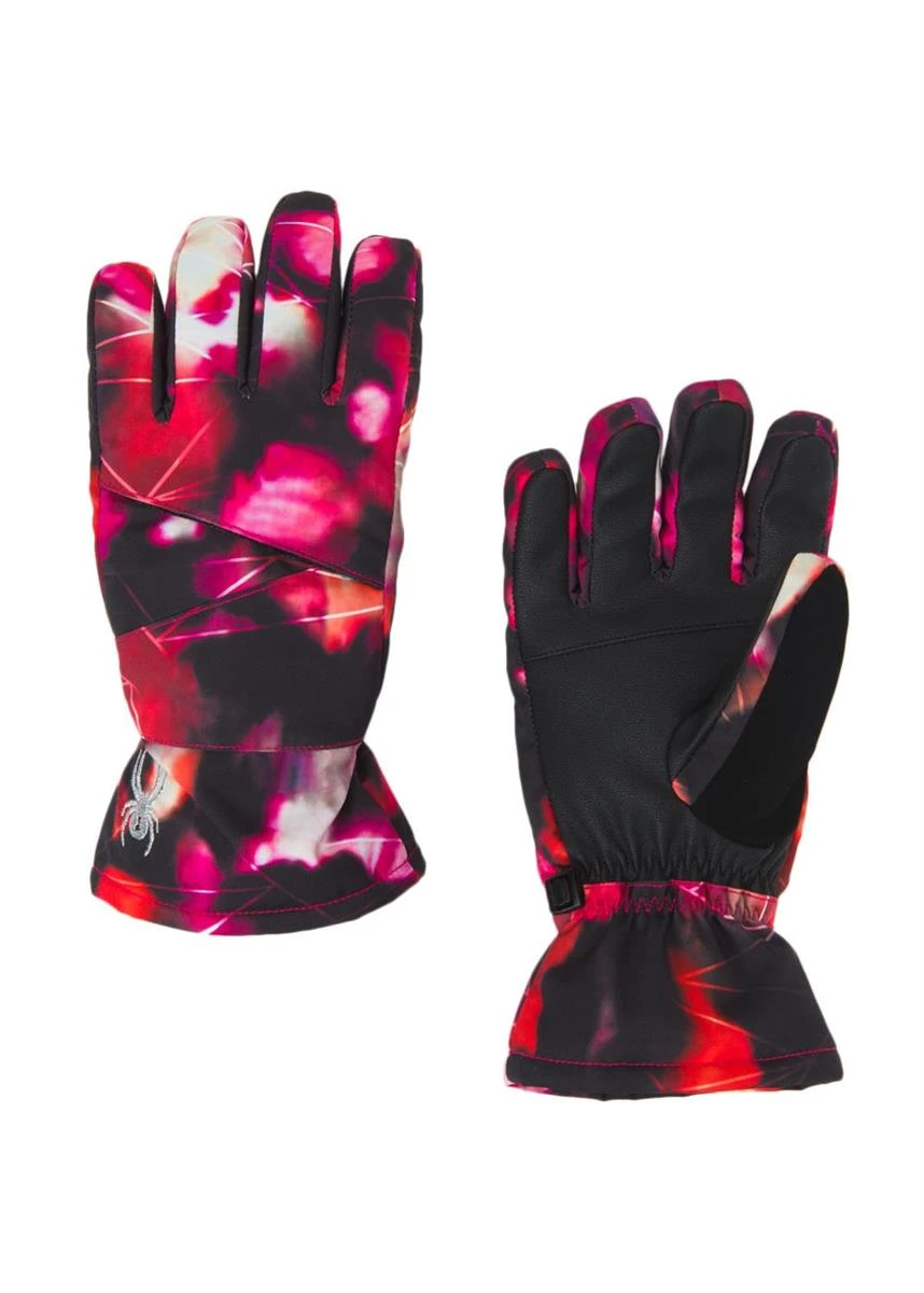 Girls Astrid Glove Spyder Girls Astrid Glove -Winter Kids Clothing Store 20182019spydergirlsastridglovedaybreakerprint