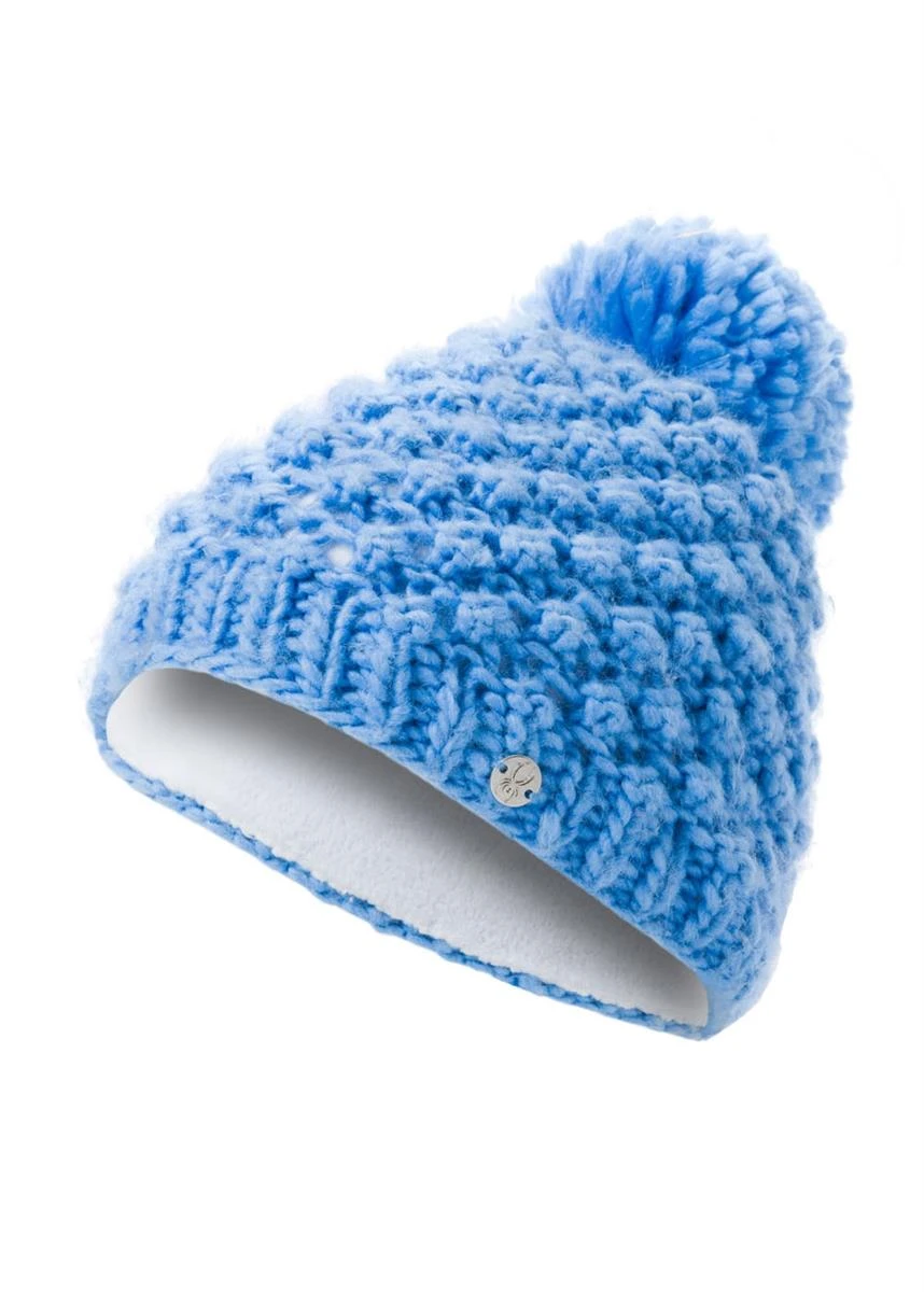 Girls Brrr Berry Hat Spyder Girls Brrr Berry Hat -Winter Kids Clothing Store 20182019spydergirlsbrrrberryhatblueicewhite