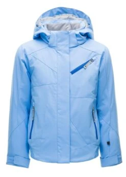 Spyder Girls Lola Jacket -Winter Kids Clothing Store 20182019spydergirlslolajacketblueiceblueiceturkishsea