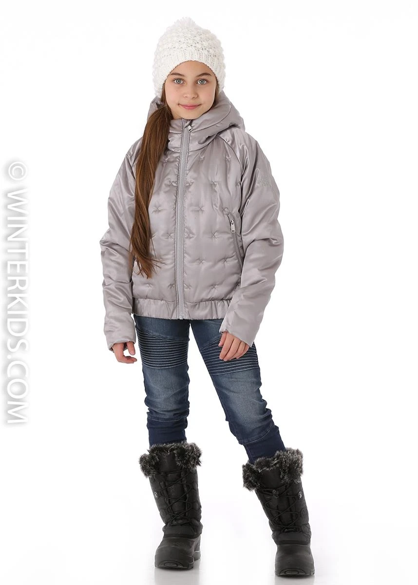 Girls Mashup Full Zip The North Face Girls Mashup Full Zip -Winter Kids Clothing Store 20182019tnfgirlsmashupjacketsilverm2