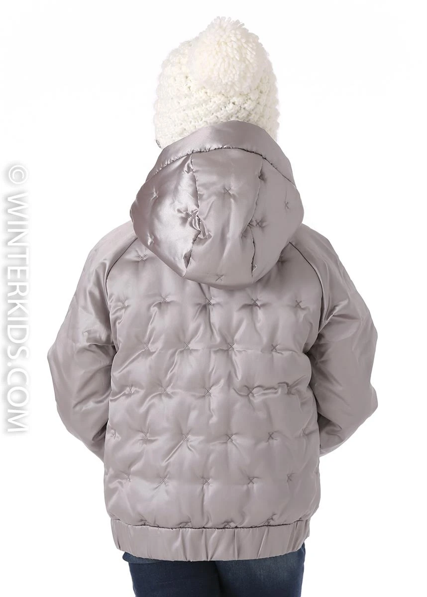 Girls Mashup Full Zip The North Face Girls Mashup Full Zip -Winter Kids Clothing Store 20182019tnfgirlsmashupjacketsilverm4