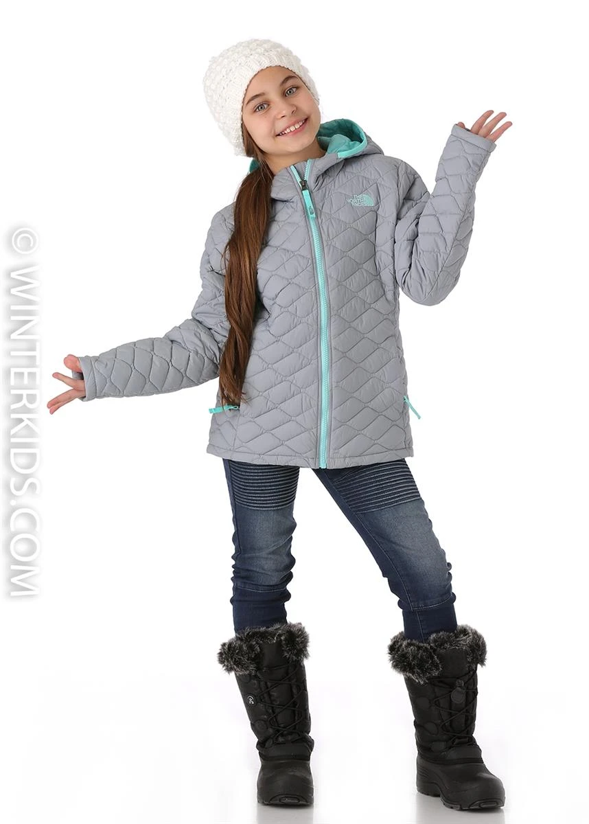 Girls Thermoball Hoodie The North Face Girls Thermoball Hoodie -Winter Kids Clothing Store 20182019tnfgirlsthermoballhoodiemidgreym2
