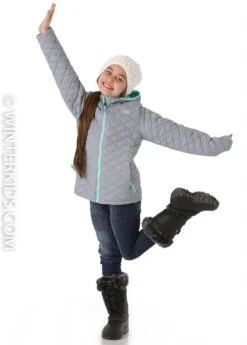 The North Face Girls Thermoball Hoodie 2 The North Face Girls Thermoball Hoodie -Winter Kids Clothing Store 20182019tnfgirlsthermoballhoodiemidgreym3